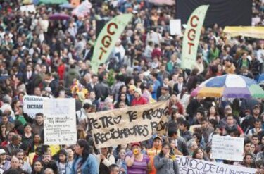 Bogotá se moviliza por Petro
