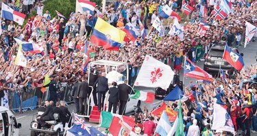 Francisco inspira a los peregrinos