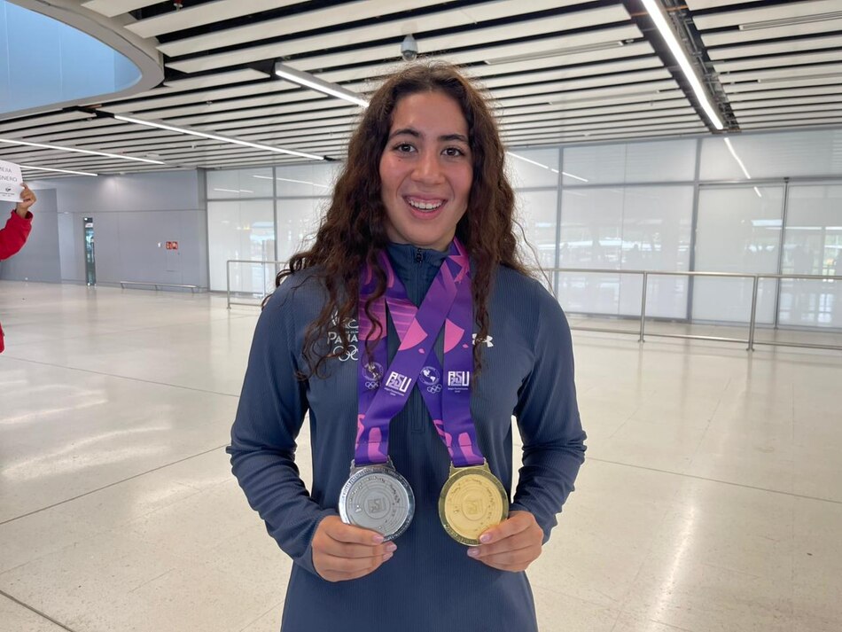Emily Santos regresa a Panamá con oro y plata de los Juegos Panamericanos Junior