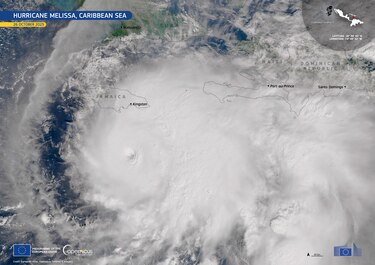 Melissa se transforma en huracán de categoría 5 y pone en alerta a Jamaica