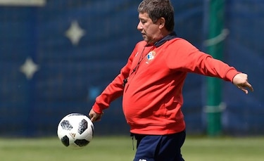 Bolillo Gómez pide a los jugadores panameños que 'no sientan susto'