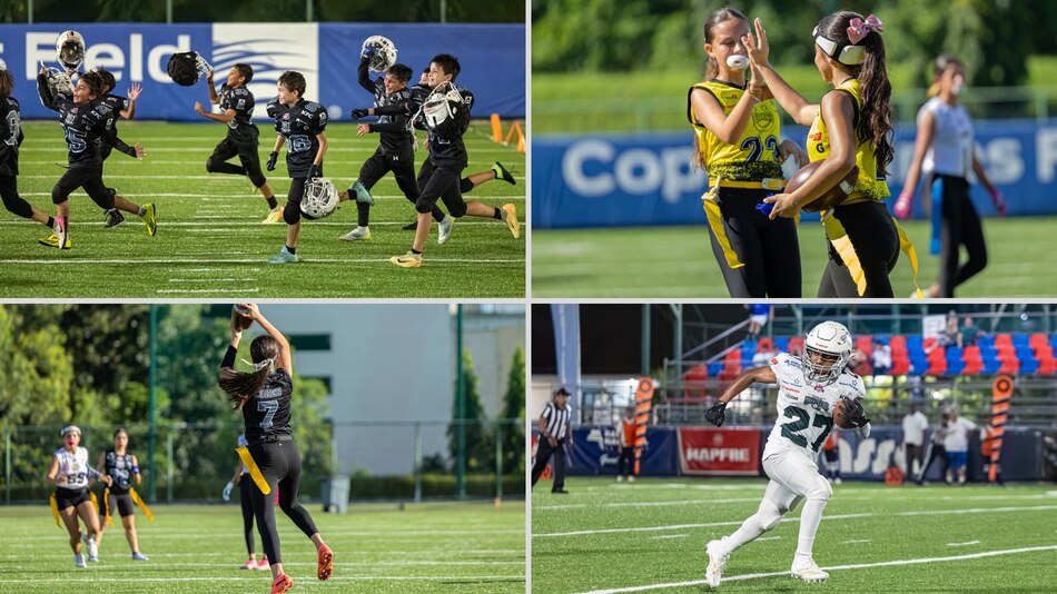 KFL: Eagles invictos en mini, Raiders finalistas en micro y Kolts dominan en flag