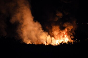 Se estrella un avión de carga cerca de Paleonchri, noreste de Grecia
