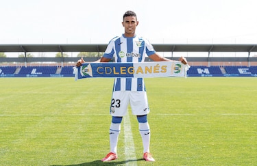 Leganés presenta a Bárcenas