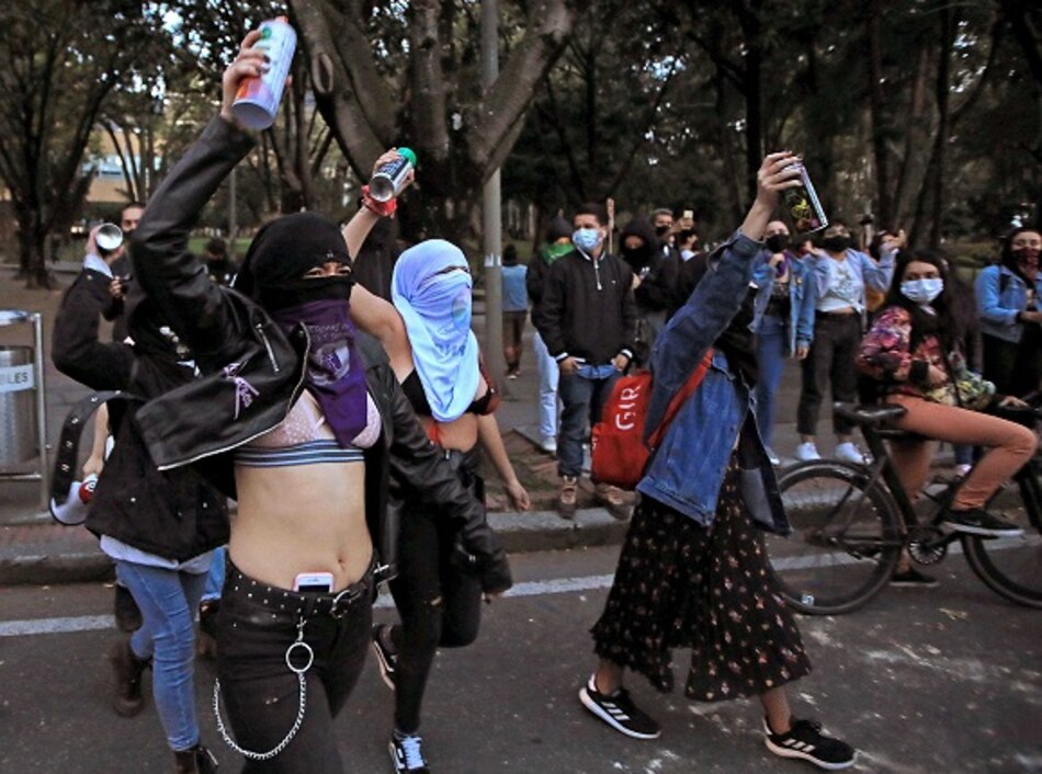 Poca participación en cuarto día de protestas contra violencia policial en Colombia
