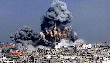 AI evalúa los daños de bombardeos de Estados Unidos en la ciudad  de Raqa