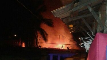 Varias familias damnificadas por incendio en Río Alejandro, Colón
