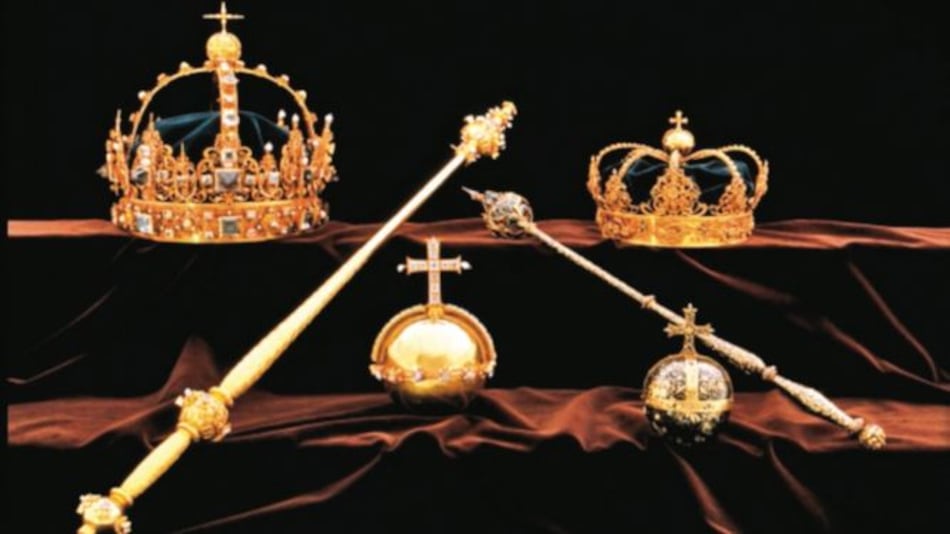Roban coronas y joyas reales de catedral sueca