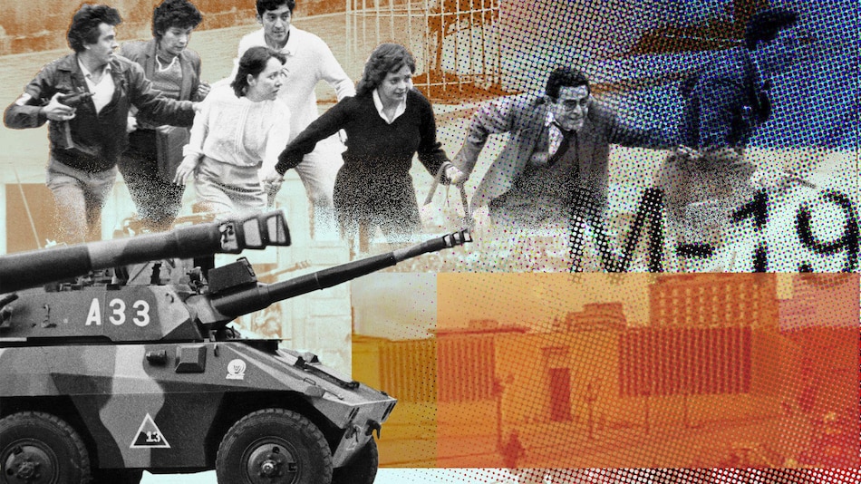 Las 28 horas de terror de la Toma del Palacio de Justicia en Colombia, que 40 años después sigue siendo una herida abierta en el país