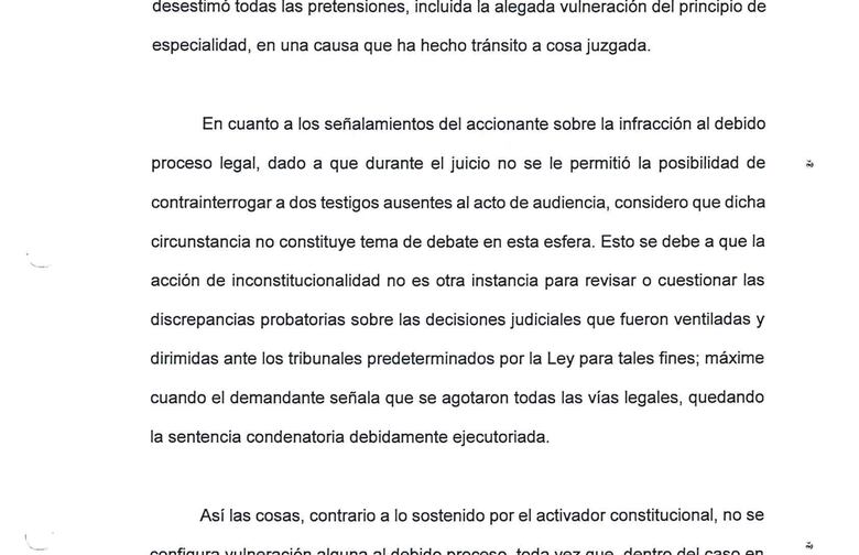 Procuraduría: ni hay principio de especialidad ni se violaron las garantías de Martinelli
