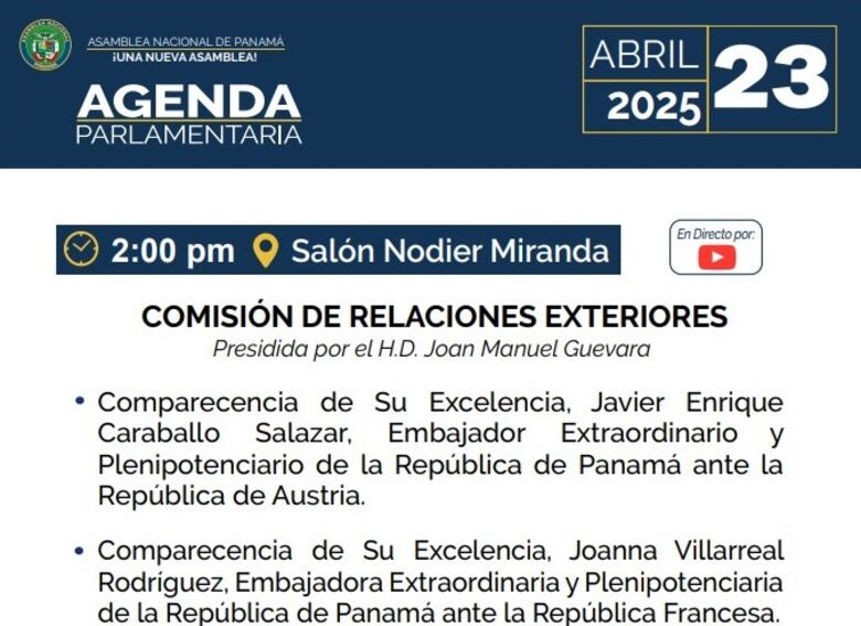 Miguel Antonio Bernal ya no viajará a París: Joanna Villarreal será la nueva embajadora en Francia