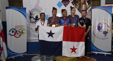La gimnasia panameña regresa con las maletas llenas de medallas