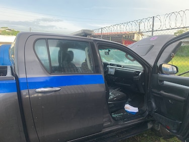 Así quedaron las oficinas de Sinaproc y Acodeco en Changuinola, luego de los actos de violencia