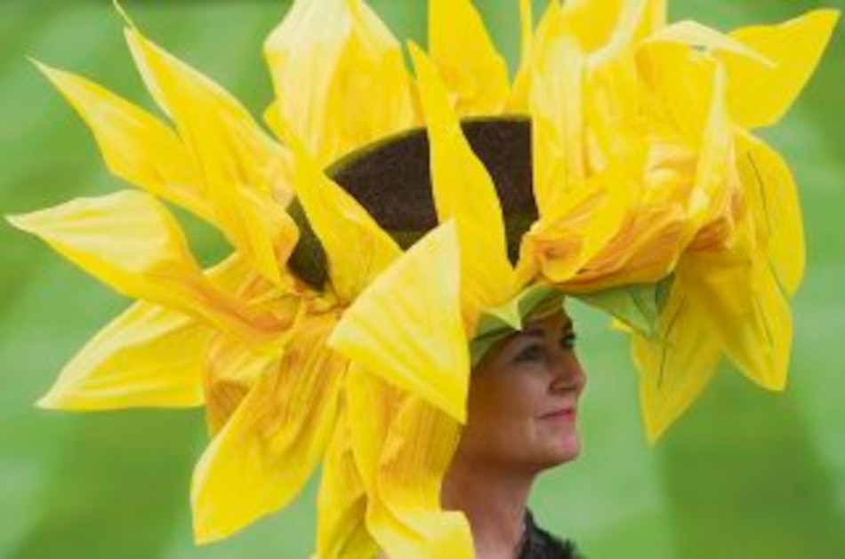 Tocados ´posh´ en el Royal Ascot