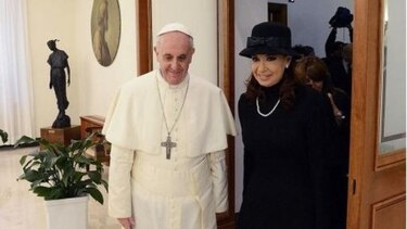 Cristina Fernández, en audiencia privada con el papa Francisco