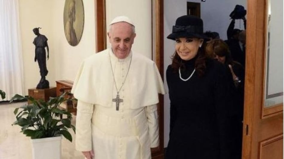 Cristina Fernández, en audiencia privada con el papa Francisco