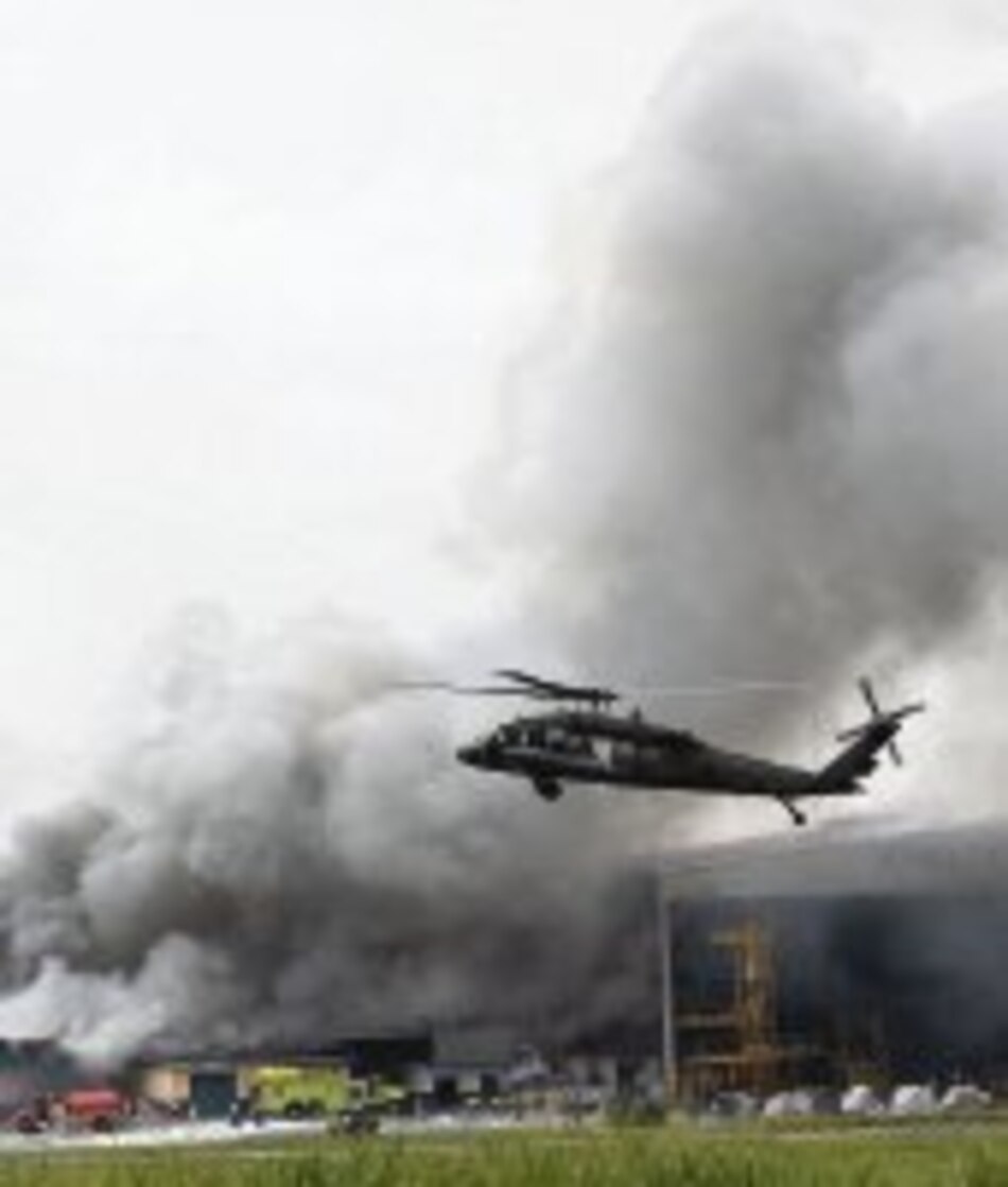 Se incendió hangar en Tocumen
