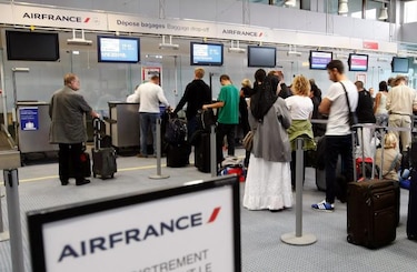 Segundo día de huelga masiva en Air France con 60% de vuelos anulados
