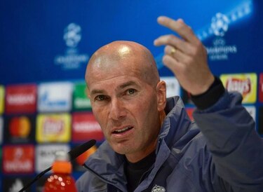 Zidane: 'No hay que pensar en la vuelta'