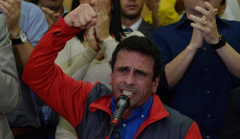 Capriles niega el inicio del diálogo con el gobierno venezolano