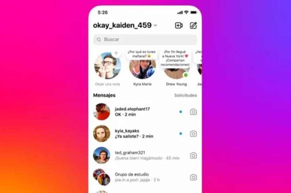 Los mensajes de voz en Instagram se podrán escuchar fuera de las conversaciones y a mayor velocidad