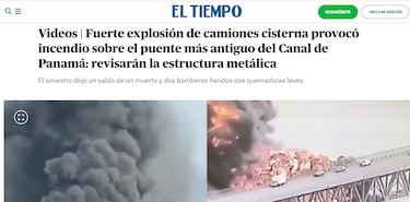 Incendio bajo el puente de las Américas alcanza cobertura internacional