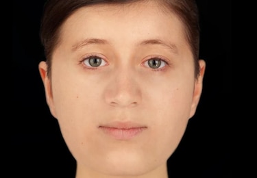 Recrean el rostro de una adolescente enterrada hace 1,300 años