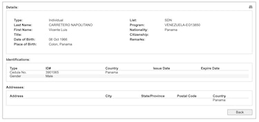 Vicente y Roberto Carretero Napolitano fueron sancionados por Estados Unidos, por sus vínculos con el régimen venezolano