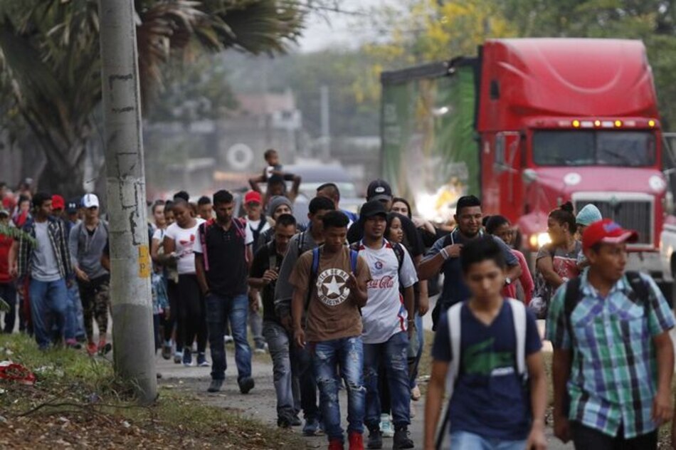 Nueva caravana de migrantes parte de Honduras
