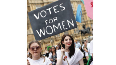 Mujeres conmemoran centenario de derecho al voto
