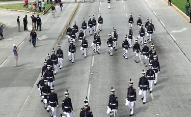 Desfile en honor a ‘Velas Latinoamericanas 2018’, que reúne a buques escuela de ocho países