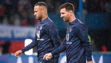 A falta de Messi, Neymar Jr.