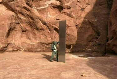 Desaparece el misterioso ‘monolito’ de metal hallado en un desierto de Estados Unidos