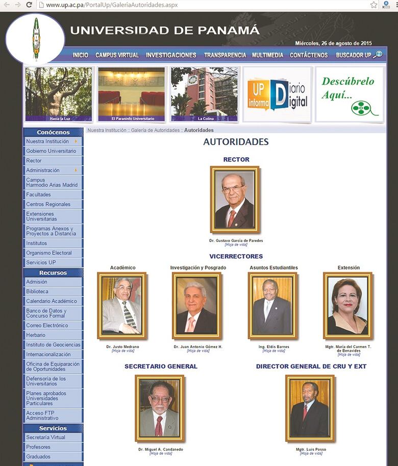 Sueldos récords en la Universidad de Panamá
