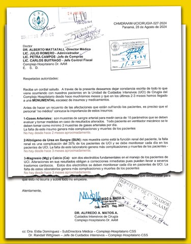 La UCI del Complejo Hospitalario de la CSS está en cuidados intensivos