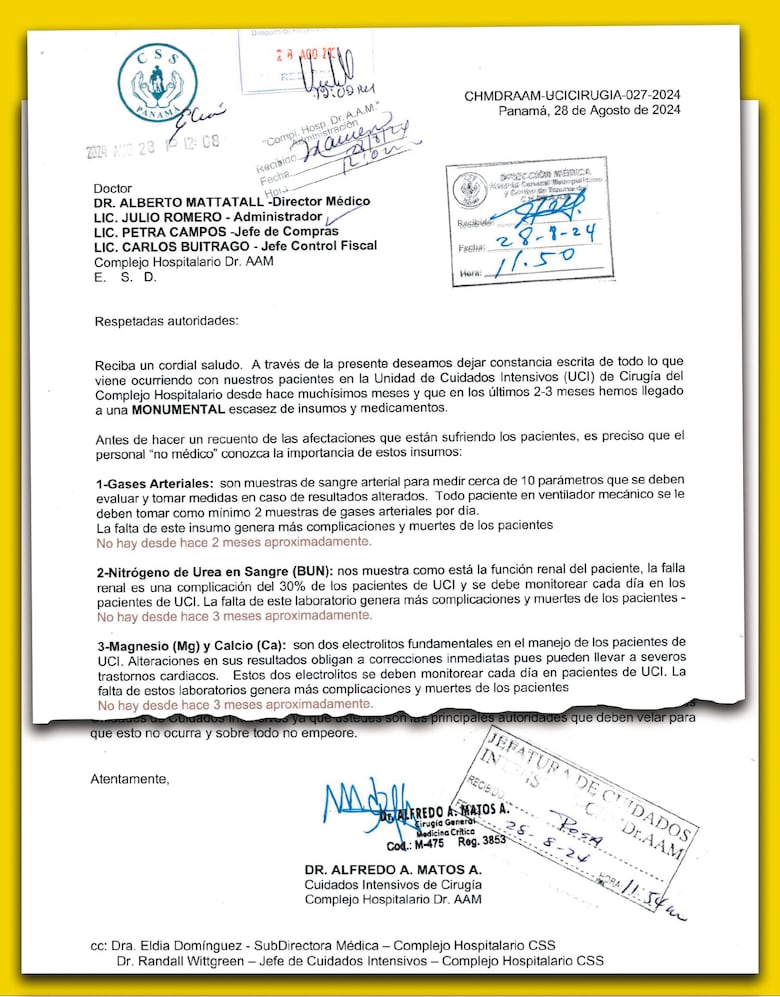 La UCI del Complejo Hospitalario de la CSS está en cuidados intensivos