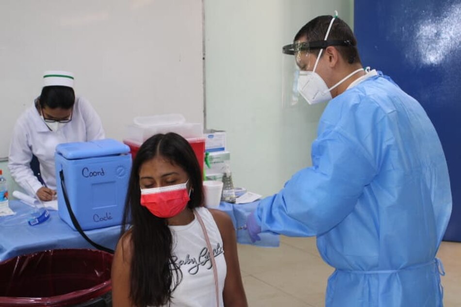 Esta semana continúa la jornada de vacunación anticovid en Coclé