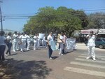 Técnicos de enfermería protestan en Herrera y Coclé