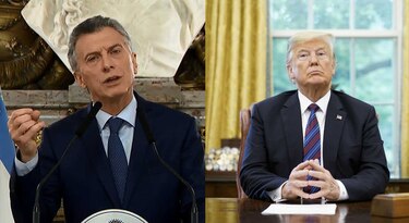 Trump y Macri hablan sobre la crisis económica de Argentina