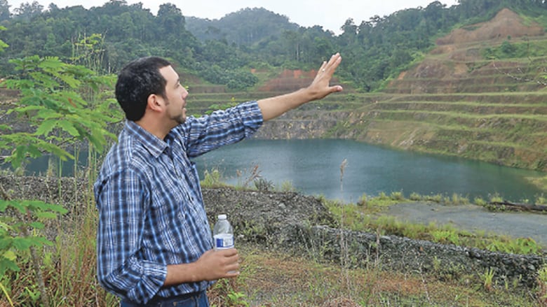 Las ruinas de Petaquilla