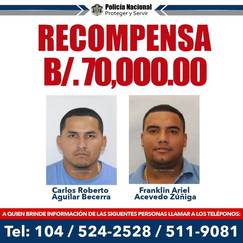 La Policía ofrece recompensa por presuntos cabecillas de red criminal; se busca a la hermana de un diputado