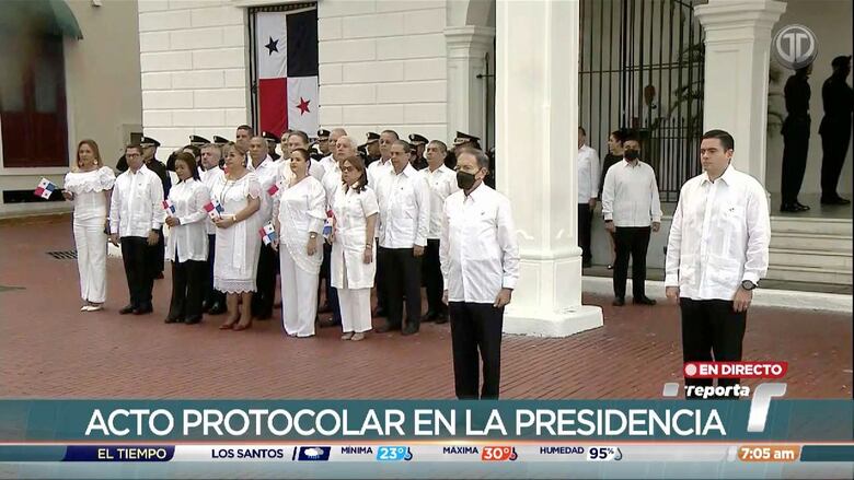 Panamá celebra el 3 de noviembre en un acto cerrado y breve en medio de protestas y disturbios