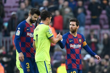 Messi no marcó pero sigue líder en goleadores de la Liga