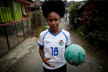 La panameña Erika Hernández, de jugar en las calles al Mundial