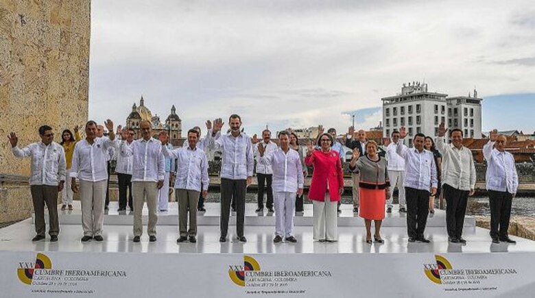 Paz de Colombia y crisis en Venezuela acapararon Cumbre Iberoamericana