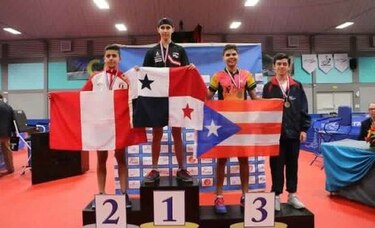 Jacobo Vahnish, campeón latinoamericano de tenis de mesa
