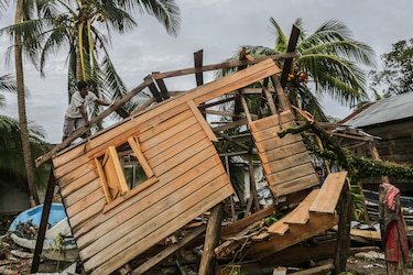 Doble golpe de huracanes agrava pobreza en el Caribe Norte de Nicaragua