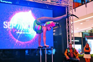 Soda y acrobacias
