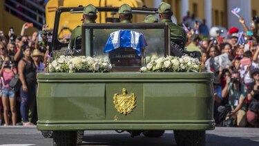 Cenizas de Fidel Castro llegan a Santiago de Cuba