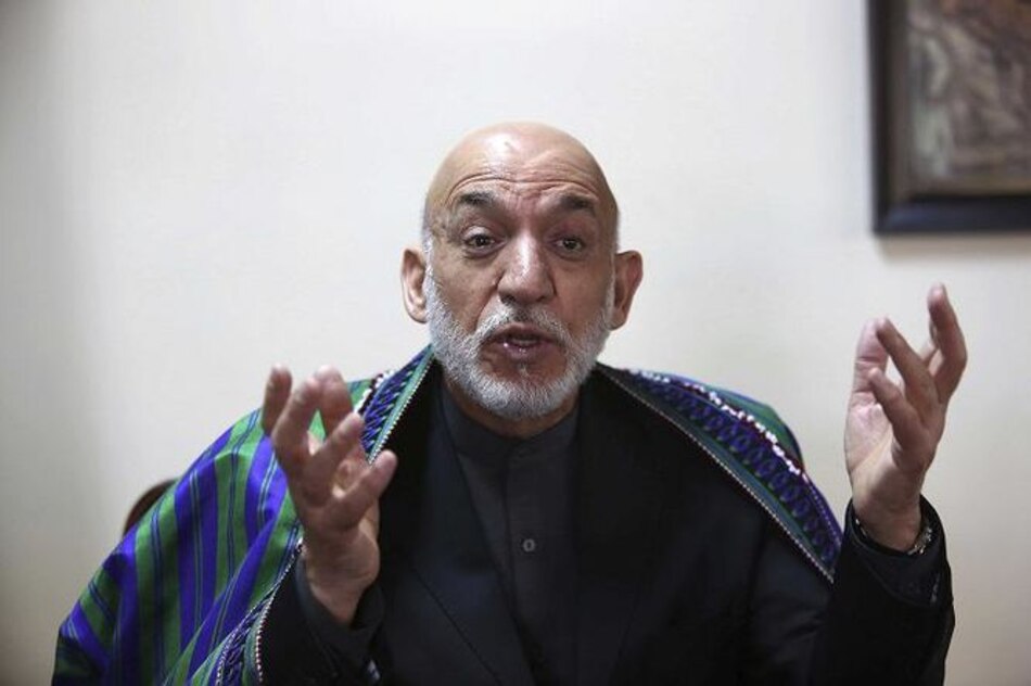 El expresidente Hamid Karzai condena bombardeo de Estados Unidos en Afganistán